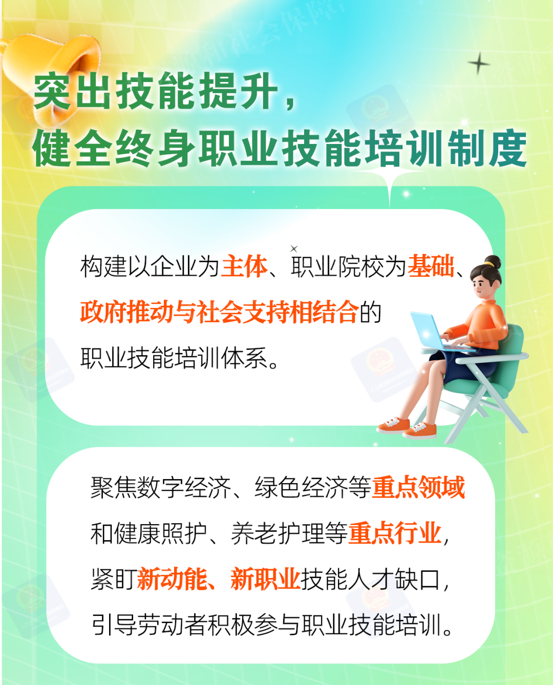 畅通发展通道、提升激励保障……@技能人才，一图查收好消息